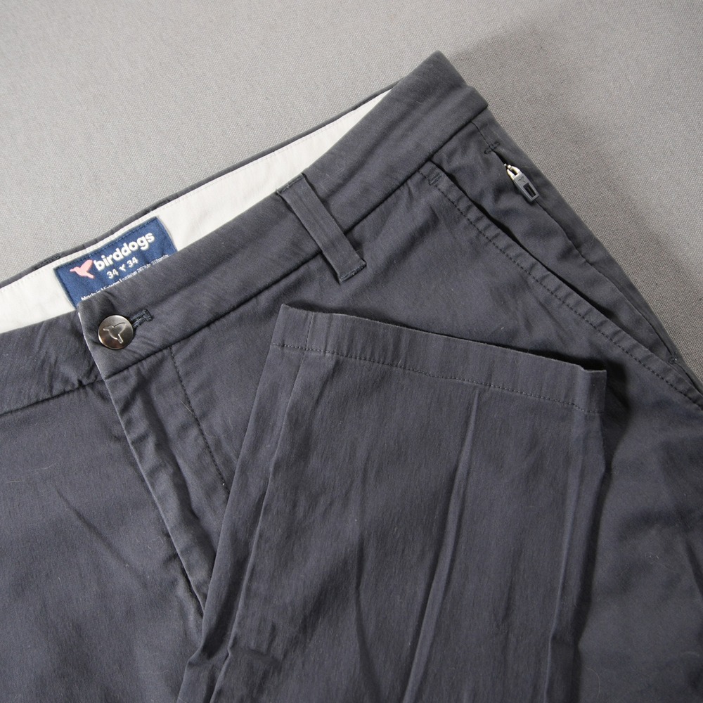 Birddogs Golf Performance Chino Stretch Straight Leg Men Pants 34x34 Work